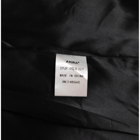 AKIRA‎ Black White Striped Blazer Jacket sz M NWT - Picture 3 of 6